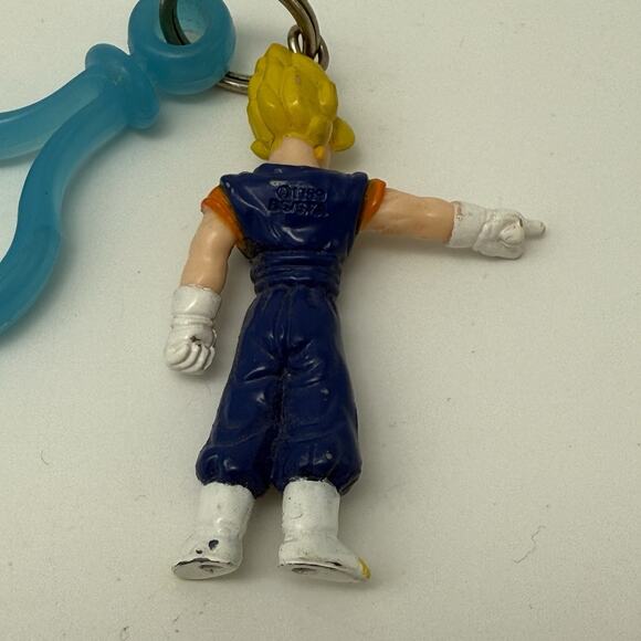 2pc Vintage Super Saiyan Vegito & Gogeta Dragon Ball Z Mini Figure Keychain 2.5" - Picture 5 of 9